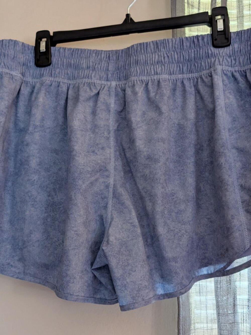 Mondetta Performance + Luxury Athletic Lined Shorts XL Dusty Blue